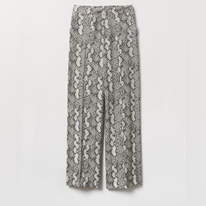 H&M Wide Leg Snake print Pants (6)